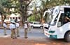 Traffic police seize 9 private buses for flouting election rules